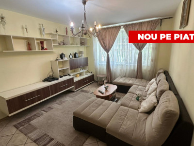 Apartament 3 camere  mobilat utilat cu balcon zona Rahovei Sibiu