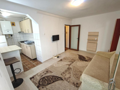 Garsoniera cu balcon la etajul 1 - mobilata si ultilata - OMV Milea