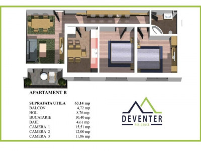 Apartamente de vanzare Sibiu Calea Cisnadiei - Arhitectilor imagine mica 8
