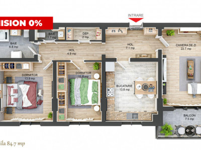 Apartamente de vanzare Sibiu Mihai Viteazul imagine mica 3